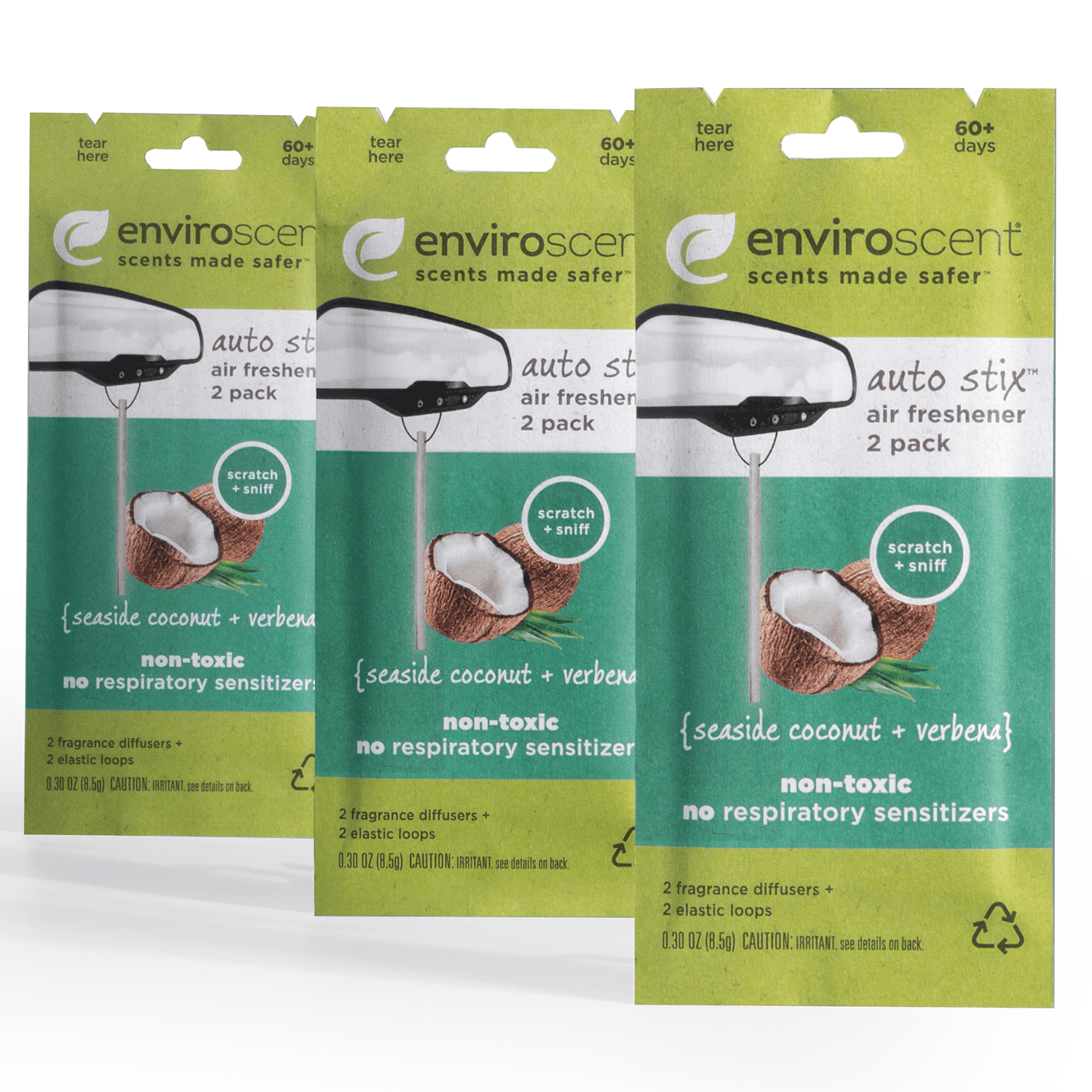 Join the Club Natural Car Air Freshener | 5 Pack Botanical Garden |  Non-Toxic Hanging Car Air Fresheners for Women | Luxury Car Scent