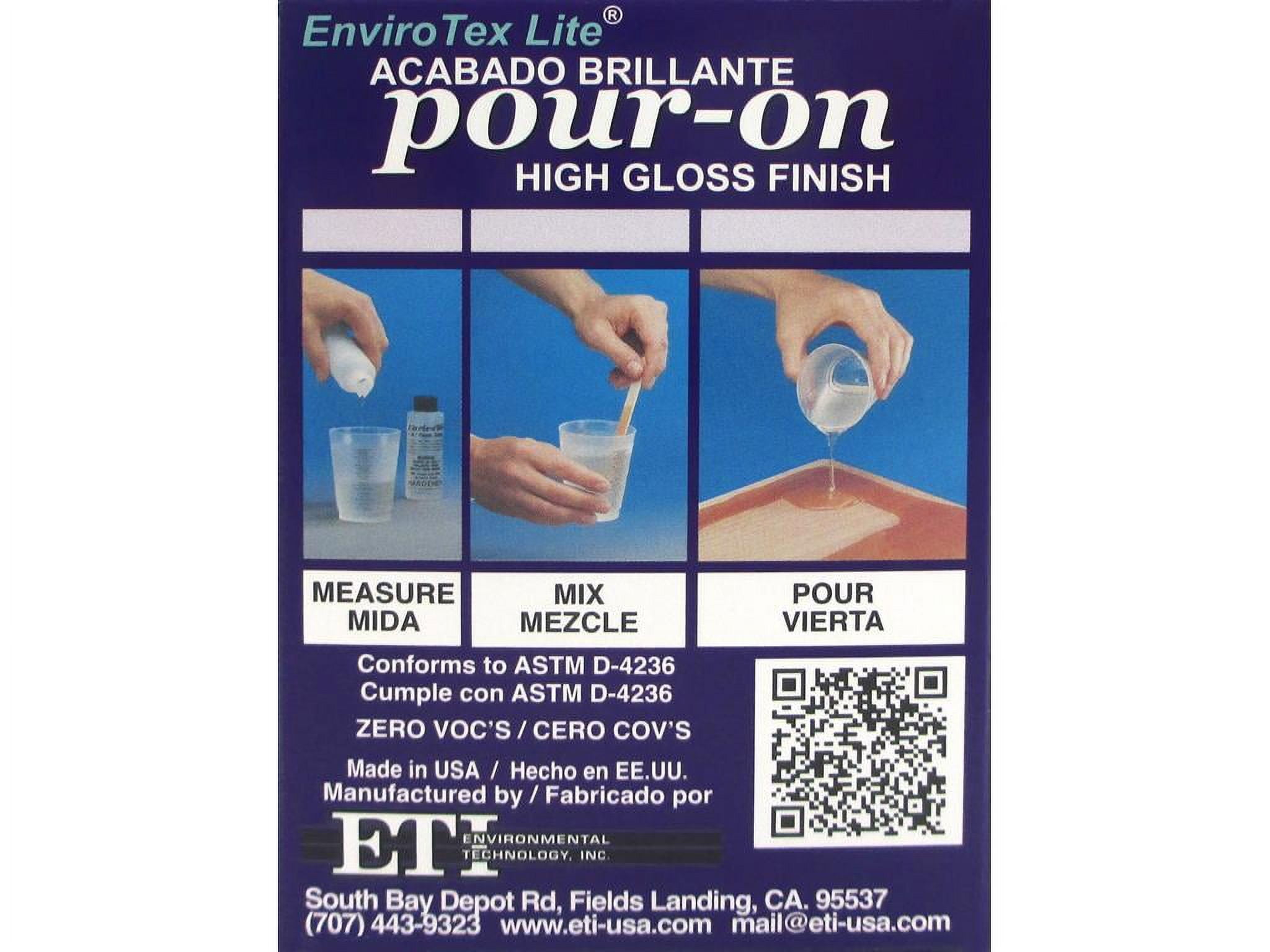 Envirotex Lite Pour On High Gloss Finish 128oz