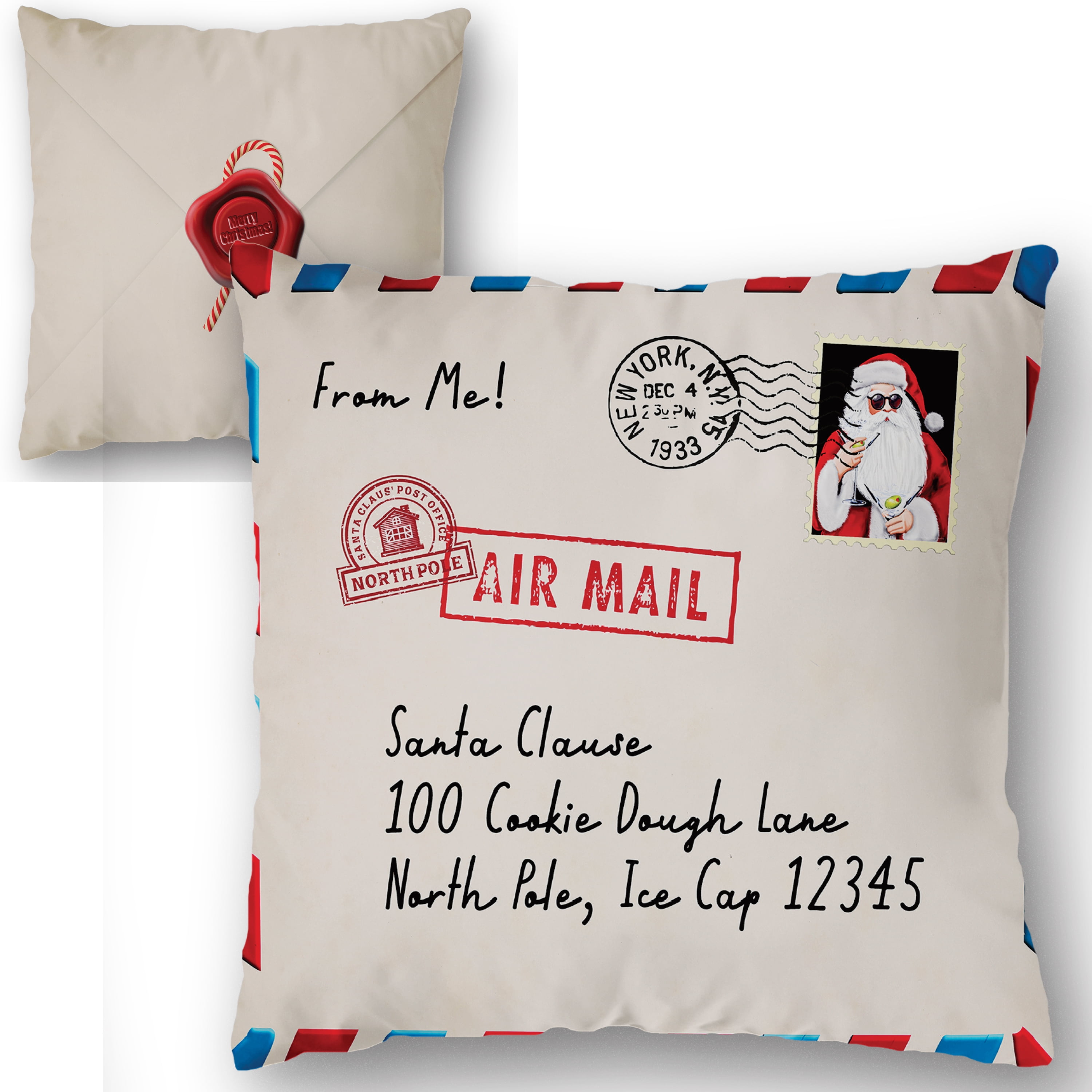 A Letter To Santa - Personalized Pocket Pillow (Insert Included) – Macorner