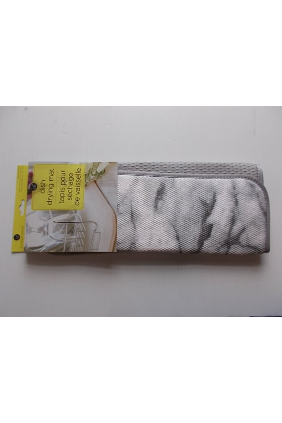 Marble Microfiber Dish Drying Mat 16" x 18" # 41415