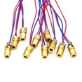 thumbnail image 1 of Envistia Mall 650nm 6mm 5V 5mW Red Laser Diode Module, 10 Pieces, 1 of 4