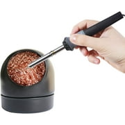 Envistia Mall Soldering Iron Tip Cleaner with Copper Wire Ball & Metal Base Holder