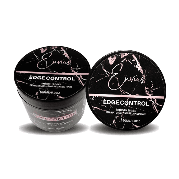 Envius Edgecontrol | Strong Hold Up To 72 Hours | Alcohol Free | Non Greasy | Flake Free Edge Control |Perfect for Sleek, Smooth, Frizz Free Style | Perfect for Natural, Relaxed, Curly, Hair | 5.3 oz