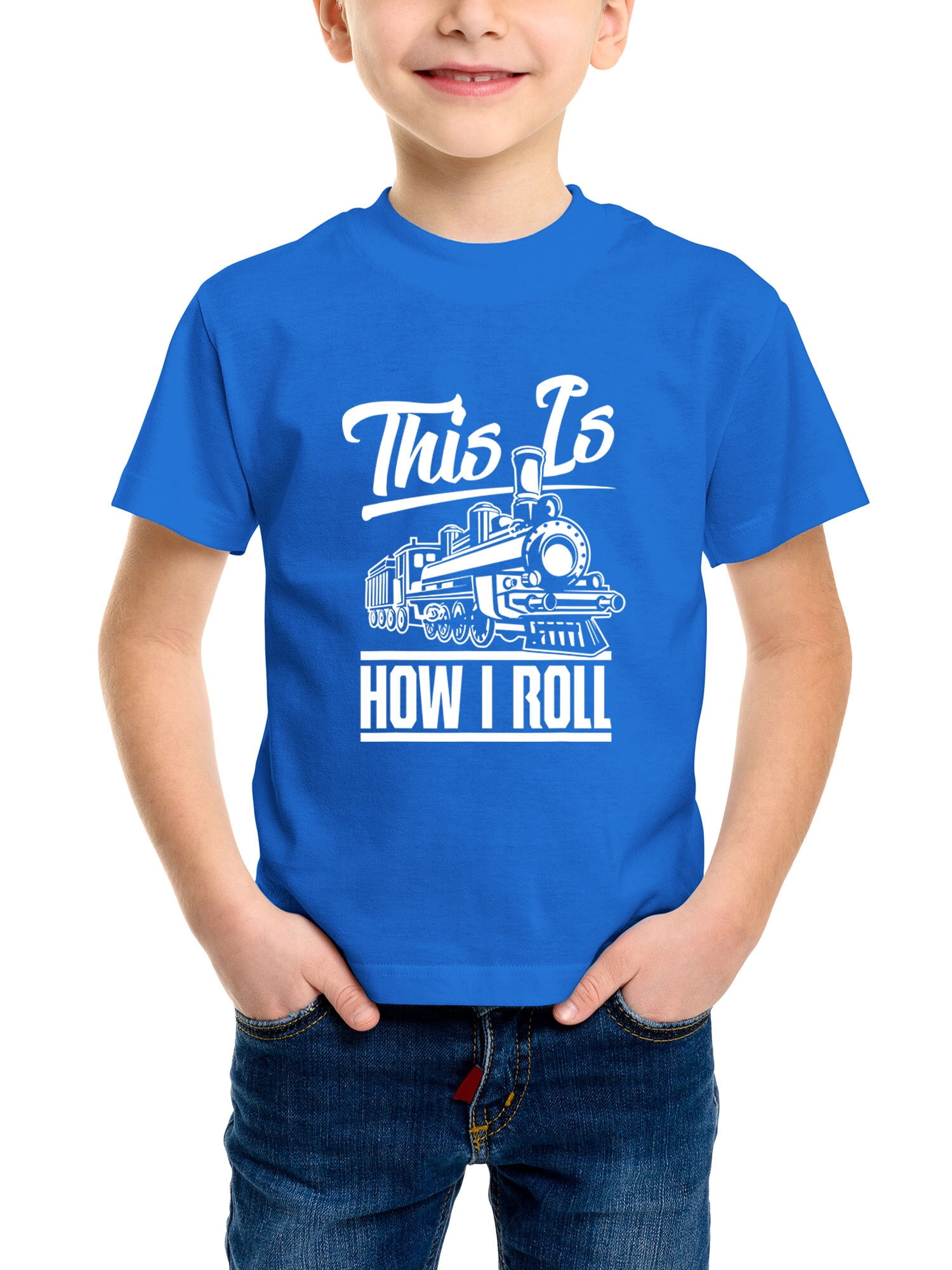 kids train shirt