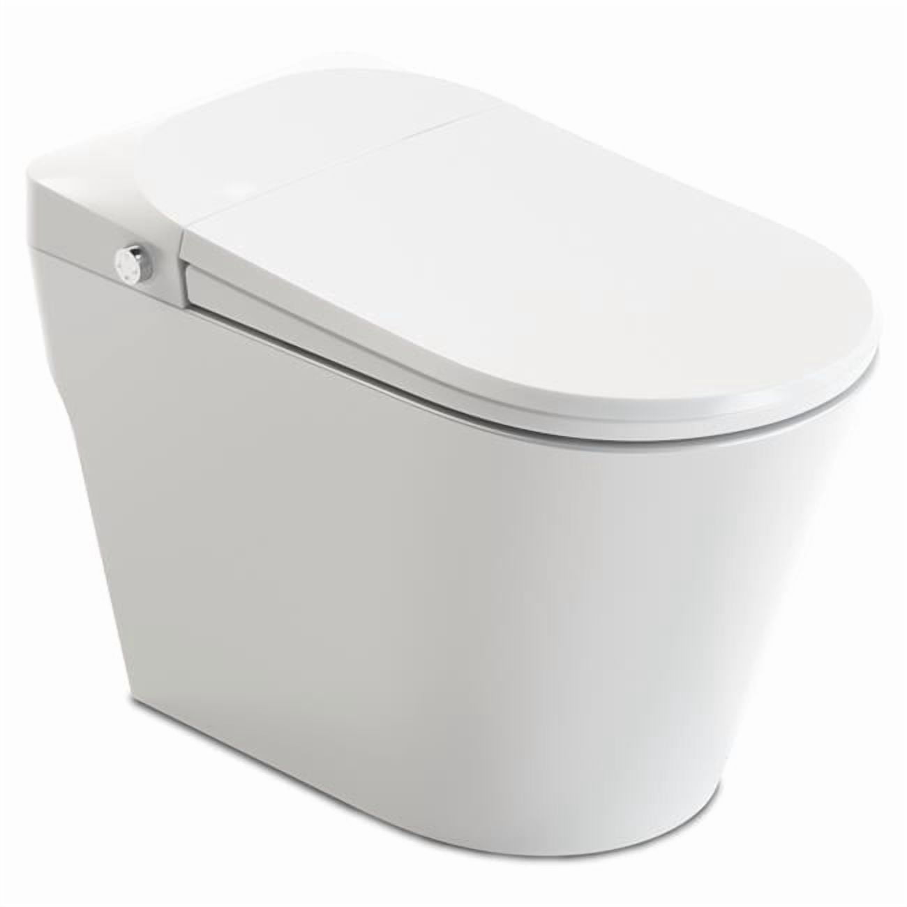 Envo Echo Elongated Smart Toilet Bidet in White with Auto Open, Auto Close, Auto Flush & Heated Seat