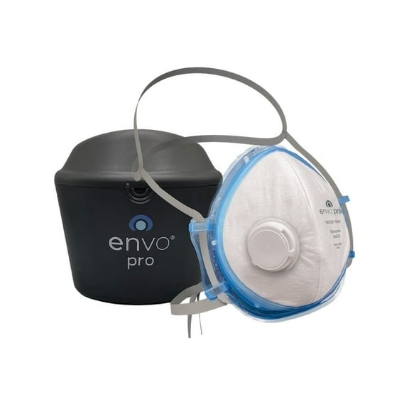 Envo Pro N99 Respirator Kit with Exhalation Valve Including Holo Headgear, 3 Individually Packaged Filters, and Storage Case, Sleepnet (70827)