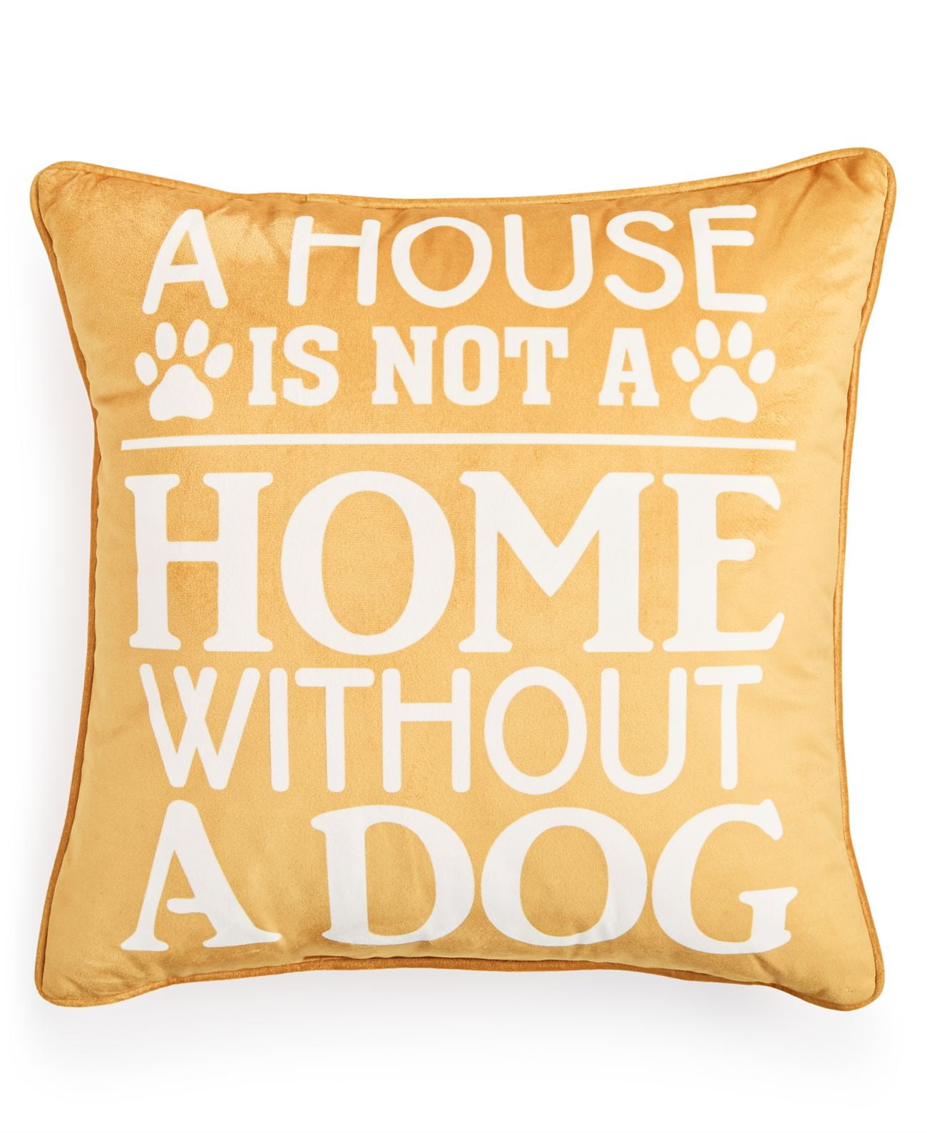 Envogue Dog House Decorative Pillow Yellow 18X18 Walmart