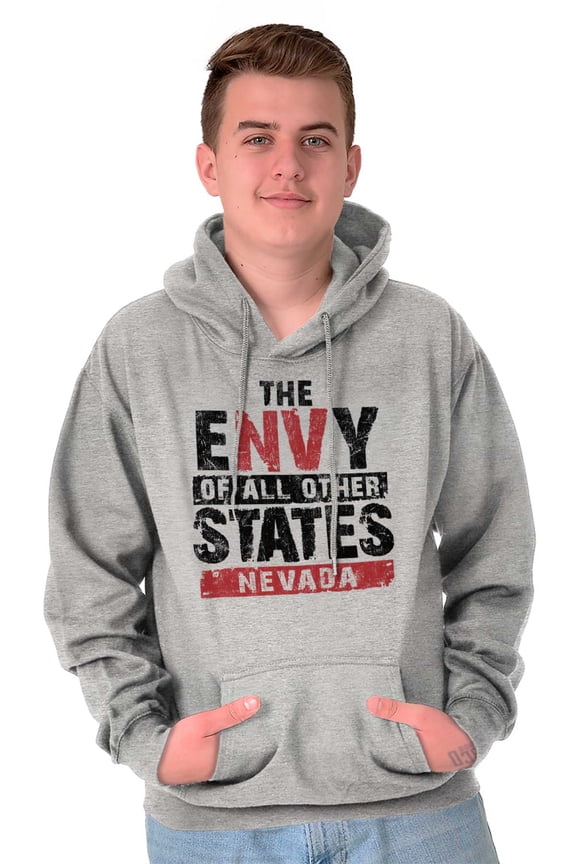 Envy Of All Other States Nevada Pun Hoodie Sweatshirt Women Men Brisco Brands S