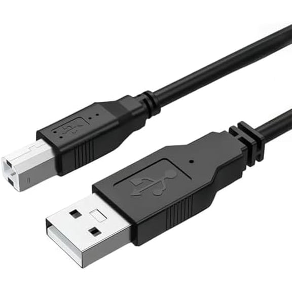 Envy Printer Cable 10FT, USB 2.0 Type A to B Cord for HP Envy 5055 5255 5660 6055 6075 6455 6475 7155 7855, Scanner, PC, Mac