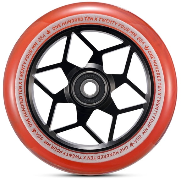 Envy Smoked Diamond Wheels Smoke Red