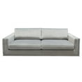 thumbnail image 1 of Envy Sofa in Platinum Grey Velvet with Tufted Outside Detail and Silver Metal Trim by Diamond Sofa, 1 of 8