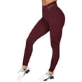 thumbnail image 1 of Enwejyy Woman High Elastic Waist Letter Printed Skinny Sporty Yoga Leggings, 1 of 2