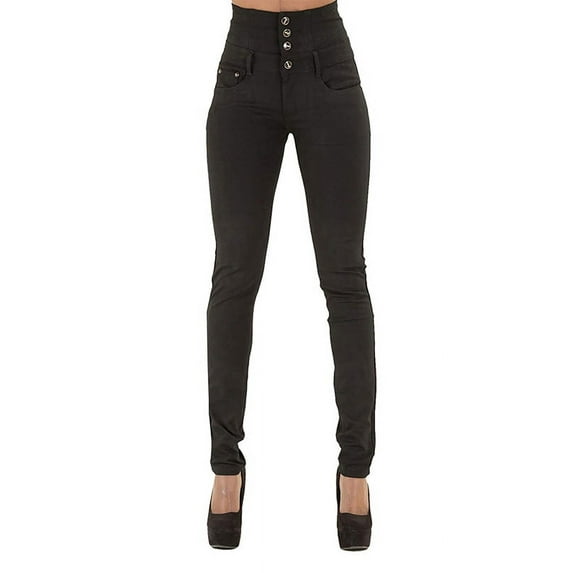 Enwejyy Women Ladies Skinny Denim Pant High Waist Solid Butt Jeans