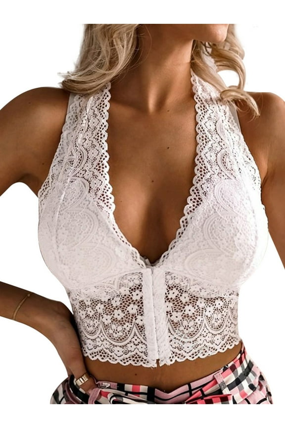 Women Underwear Sexy Solid Lace Bralette Unline Bra