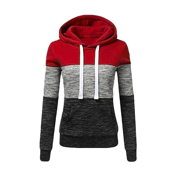 Enwejyy Women's Casual Sweatshirt Jacket Activewear Pockets Loose Long Sleeve Athletic Fit Hoodie