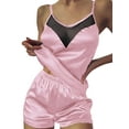 thumbnail image 1 of Enwejyy Women's Pajama Sets Nightwear Sexy Camisole Top with Shorts Lace Solid Color Nightshirt Nightgown Sleepwear, 1 of 2