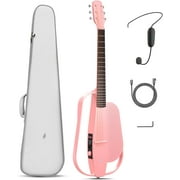 Enya Acoustic Electric Carbon Fiber Travel Guitar NEXG SE Smart Guitarra for Adults with 30W Wireless Speaker, Thickened Gig Bag, Wireless Headset Mic, Charging Cable, and Adjusting Wrench 38 Inch
