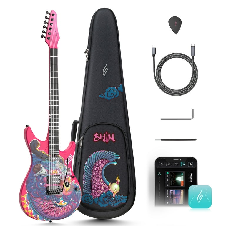 Enya Electric Guitar Inspire Shinichi Kobayashi Dragon Flame 39