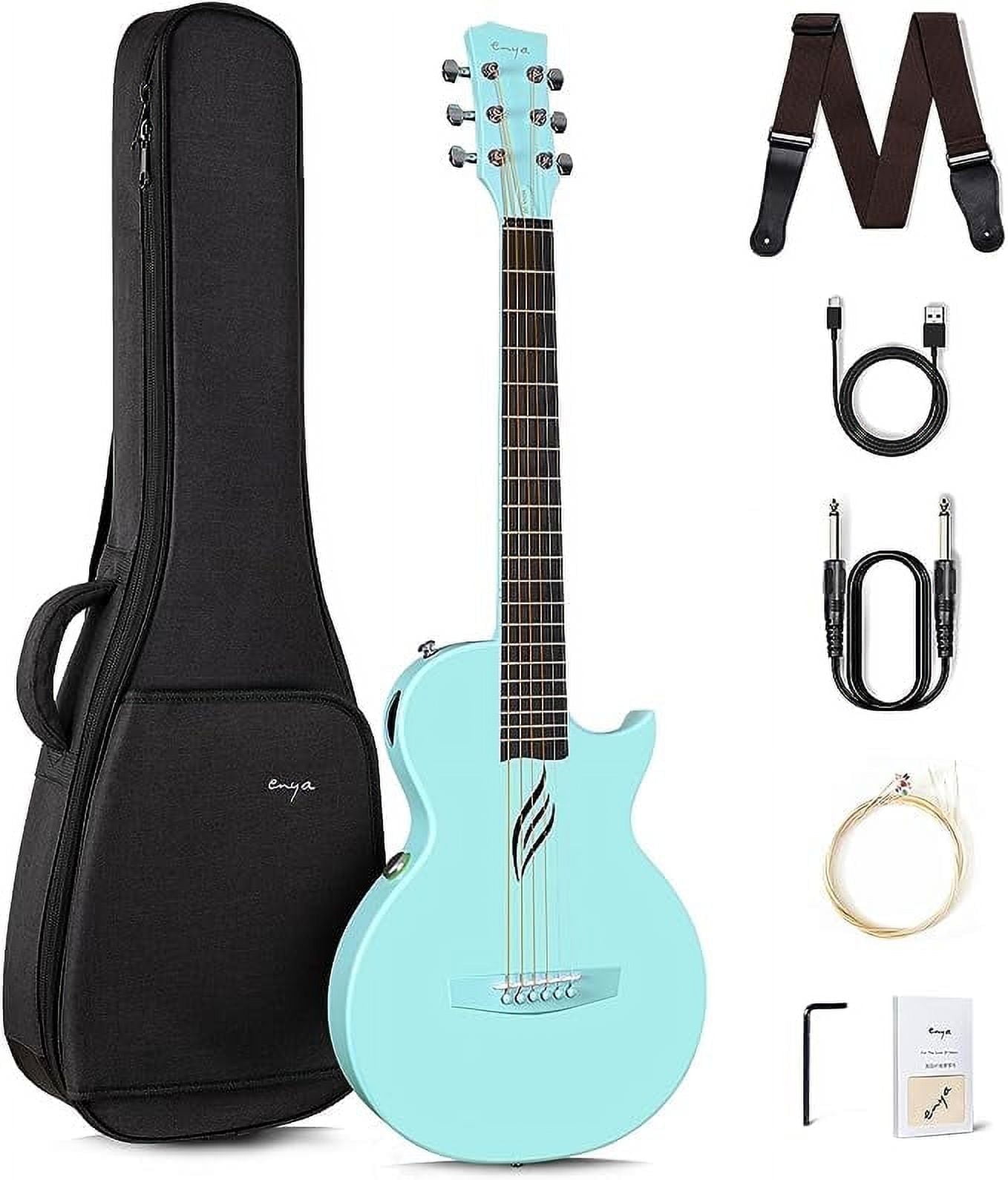 ギター Enya Nova Go SP1 Nova Go Sp1: Carbon Fiber Electric Acoustic Travel Guitar