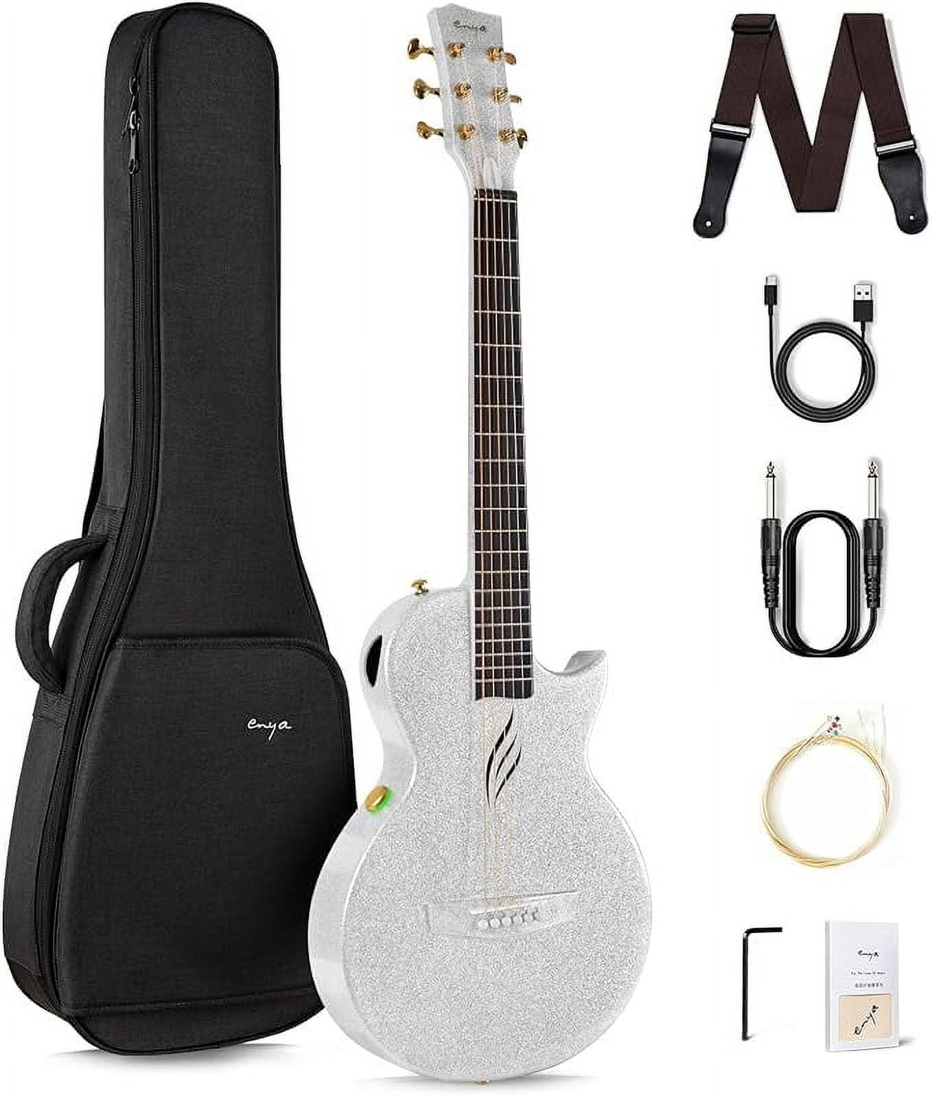 Enya NOVA Go SP1 Carbon Fiber Acoustic Electric Guitar with Smart