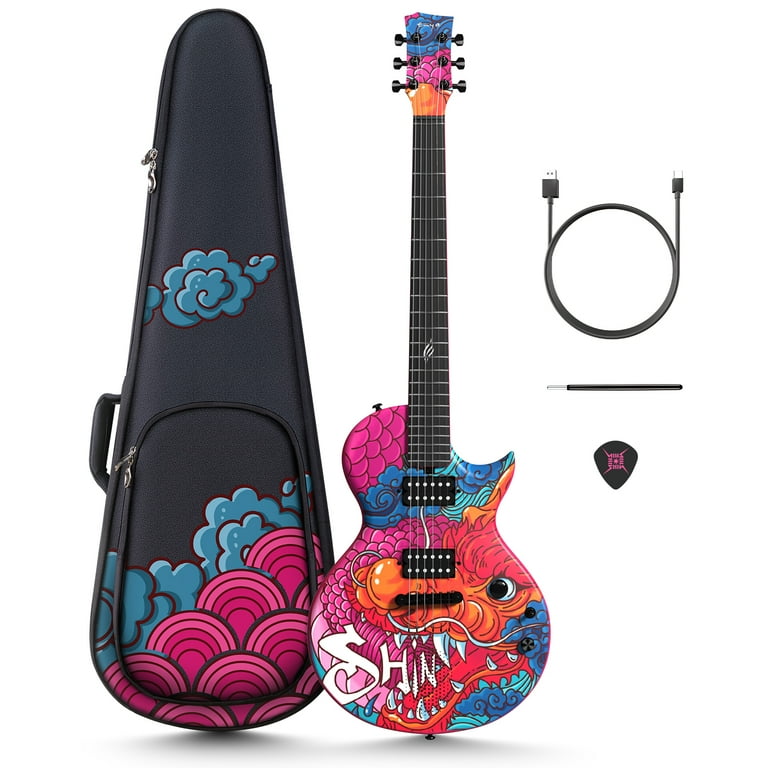 Enya Nova Go Sonic Electric Guitar with 10W Speaker, Onboard Enya Nova Go Sonic Electric Guitar with 10W Speaker, Onboard