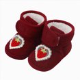 thumbnail image 1 of Enyan Baby Booties Newborn Walking Shoes Warm Hand Crochet Knit Soft Socks for Infant Boy Girl, 1 of 4