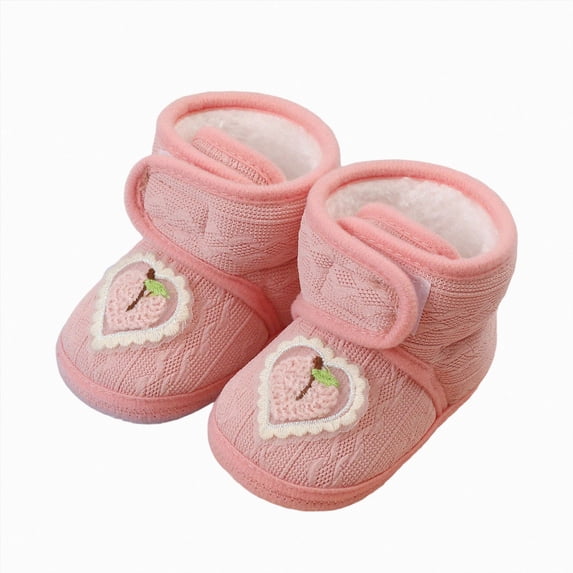 Enyan Baby Booties Newborn Walking Shoes Warm Hand Crochet Knit Soft Socks for Infant Boy Girl