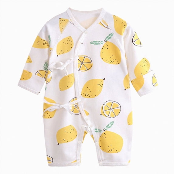 Enyan Baby Boy One Piece Clothes Fall Winter Outfit Long Sleeve Fun Cartoon Romper Newborn Infant Bodysuit(6-12 Months)