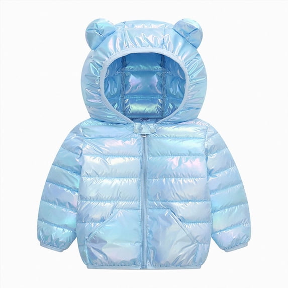 Enyan Baby Girls Boys Winter Coats for Toddlers Lightweight Puffer Jacket Kids Alternative Outerwear Clothes