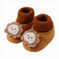 thumbnail image 1 of Enyan Baby Sock Shoes with Grips Newborn Anti-Slip Cute Warm Indoor Floor Slipper for Infant Girls and Boys, 1 of 5