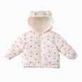 thumbnail image 1 of Enyan Baby Winter Puffer Jacket Toddler Boys Girls Bear Ears Hooded Zipper Up Outerwear Coats, 1 of 8