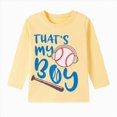 thumbnail image 1 of Enyan Boys Graphic Tees Soft Crewneck Long Sleeve Trendy Cartoon Print Toddler Kid Boy Fall Winter Clothes(3 Years), 1 of 8