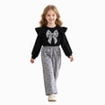 thumbnail image 1 of Enyan Girls Clothes Little Girl 2 Piece Outfit Fall Winter Ribbed Sweatshirt Tops Casual Pant Set Kids Clothing Sets,6-7 Years, 1 of 7