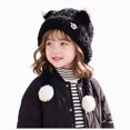 thumbnail image 1 of Enyan Girls Winter Knit Hats for Little Kid Fleece Lining Skiing Caps Cute Animal Character with Warm Ear Flap, 1 of 8