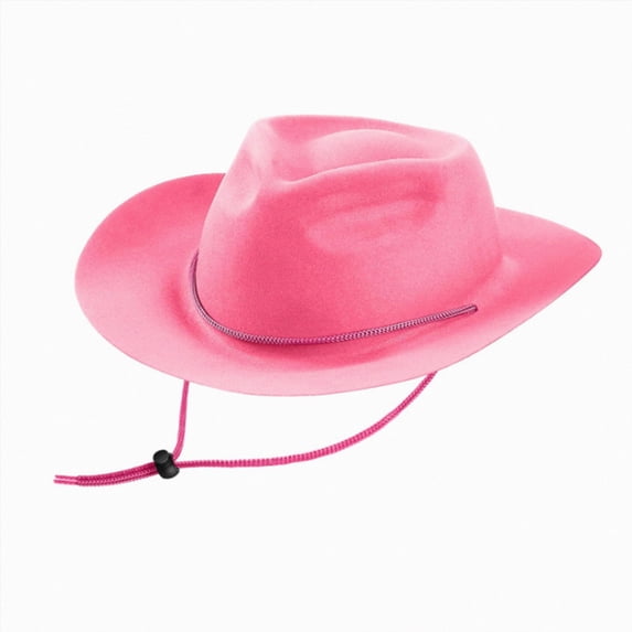 Enyan Kids Western Cowboy Hat for Girl Boy Wide Brim Beach Cowgirl Hat with Belt Buckle Cattleman Cowboys Hats