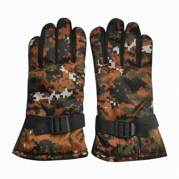 Enyan Kids Winter Gloves Toddler Thicken Cozy Gloves Windproof Mitten Unisex Boy Girl Full Finger Gloves