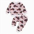 thumbnail image 1 of Enyan Toddler Baby Girl Christmas Outfits Newborn Xmas Clothes Long Sleeve Sweatshirt Pants 2-Piece Set for Fall Winter, 1 of 7