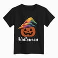 thumbnail image 1 of Enyan Toddler Halloween Shirts Boys Pumpkin Face Tshirts Kids Fall Spooky Season Short Sleeve Graphic Tee Tops, 1 of 4
