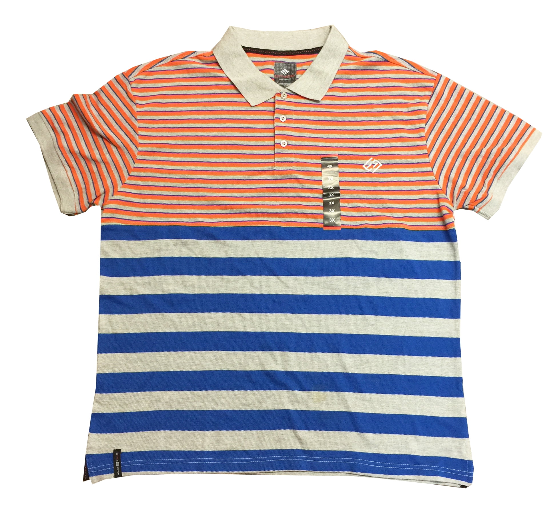 Ralph Lauren POLO GOLF Polo Golf short sleeve striped polo shirt men's size M Pima Cotton white type Vintage Second Hand