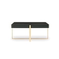 thumbnail image 1 of Enza Home Dorian Engineered Wood & Metal Coffee Table in Black/Gold, 1 of 4
