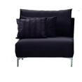 thumbnail image 1 of Enza Home Mayfair Wood/Polyester Fabric Armless Sofa Module in Off White, 1 of 8