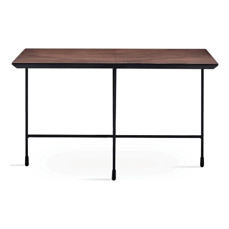 Enza Home Solaro MDF Wood & Metal Coffee Table in Brown/Black