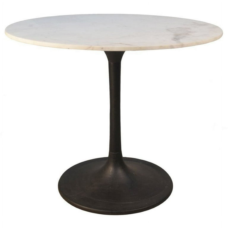 36 inch round sale black pedestal table