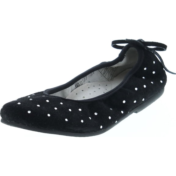 Enzo Girls Fashion Studded Ballerina Flats Shoes