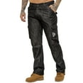 thumbnail image 1 of Enzo Mens Cargo Combat Denim Jeans, 1 of 5