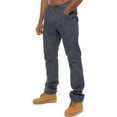 thumbnail image 1 of Enzo Mens Straight Leg Jeans Designer Denim Trousers, 1 of 6