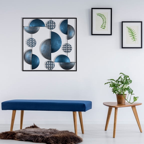 Enzo - Multicolor - Opulent - Decorative Metal Wall Accessory