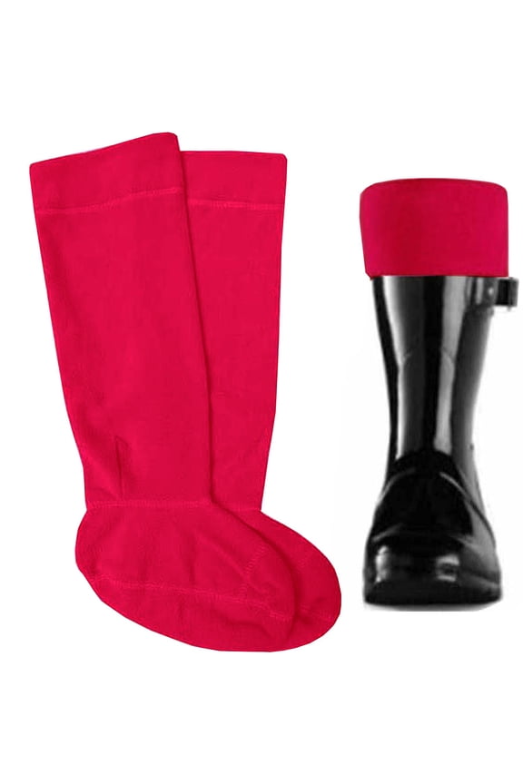 | Womens Fleece Welly Socks