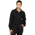 thumbnail image 1 of Enzo Womens Funnel Neck Pullover Half Zip Sweatshirt Size S-XL, 1 of 5