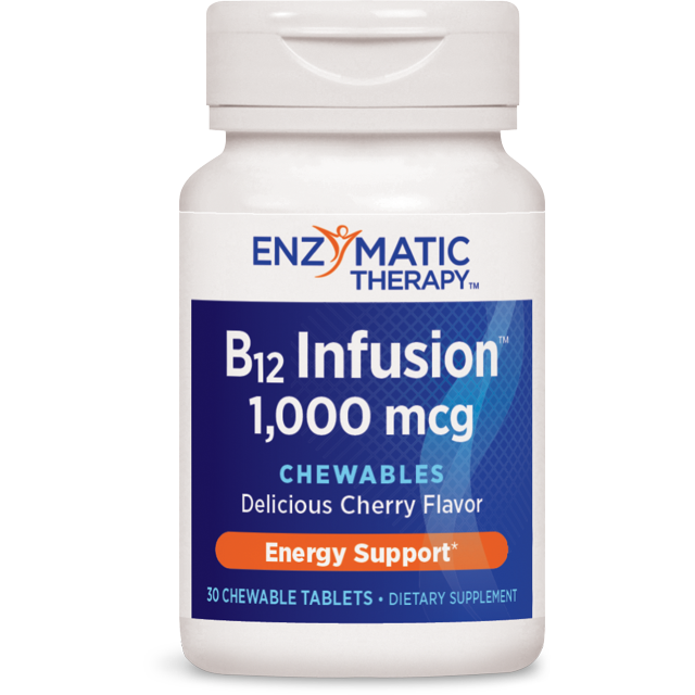 Enzymatic Therapy B12 Infusion Chewable Tablets, 30 Ct